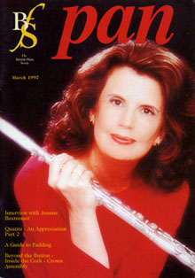 <em>Pan: The Journal of the British Flute Society:</em>—March 1997