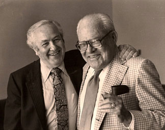 Dear friends and colleagues&mdash;Julius and Maurice Sharp of the Cleveland Orchestra. 1982