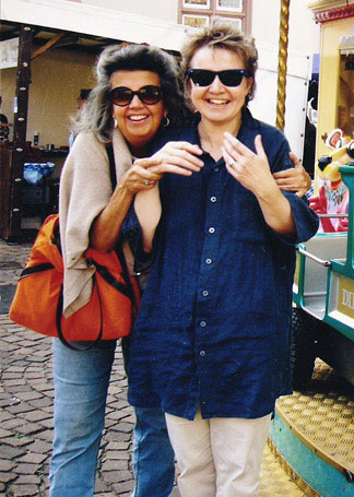 my dear friend and pianist, Cordula Hacke, after the Hammelberg Masterclass&mdash;Germany