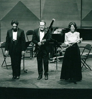 New York Philharmonic chamber concert with Jonathan Feldman (piano), and David Carroll