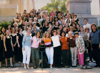 Jeanne with her 2003 Carnegie Mellon University masterclass