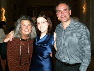 with Jenny Bouton and Alberto Almarza, after a graduate recital, CMU